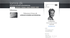 Desktop Screenshot of lomra.dk